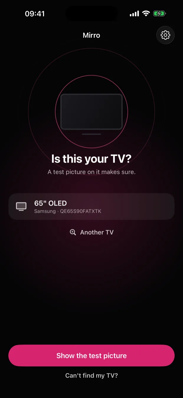 Mirro screen
