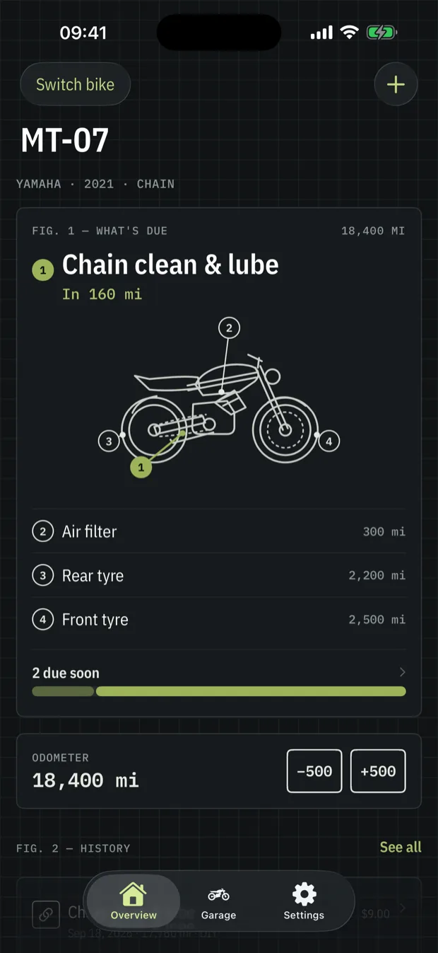 Motornest screen