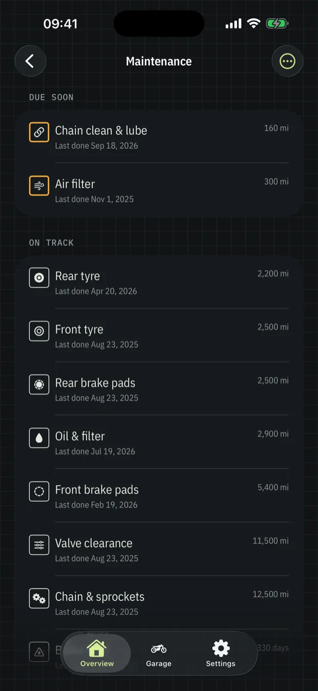 Motornest screen